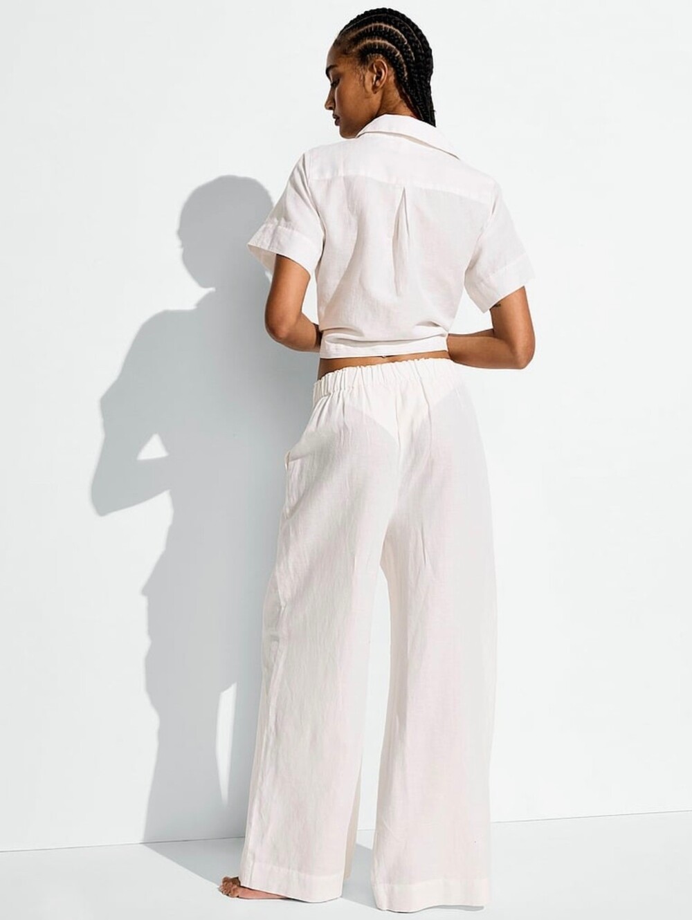 NWT VICTORIA'S SECRET LINEN PANTS SIZE SMALL